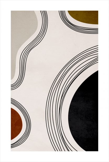 lines and shape no. 3 poster