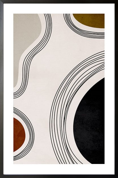 lines and shape no. 3 poster