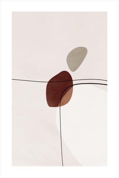 lines and shape no. 4 poster