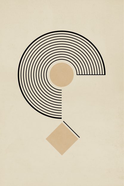 Circular Graphic no. 1 poster
