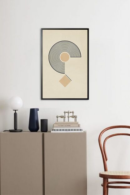 Circular Graphic no. 1 poster in interior