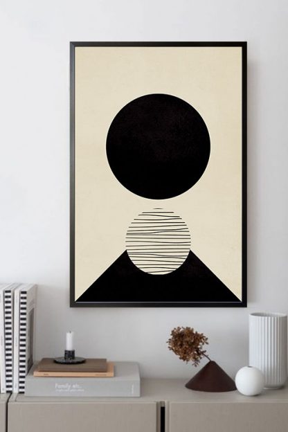 Circular Graphic no. 2 poster in interior