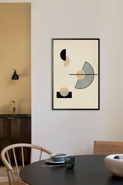 Circular Graphic no. 4 poster in interior