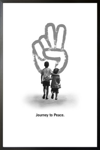 Journey to peace poster