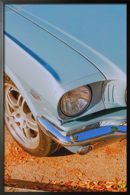Vintage car aesthetic photo poster