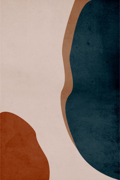 Modern textured Prints no. 1 poster