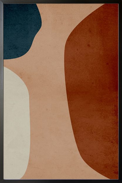 Modern textured Prints no. 2 poster