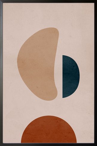 Modern textured Prints no. 3 poster