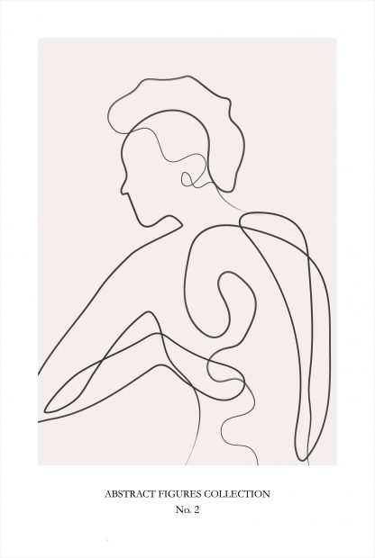 Abstract figure Collection no 2 poster