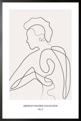 Abstract figure Collection no 2 poster