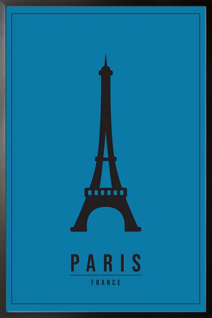 Minimal Paris france poster