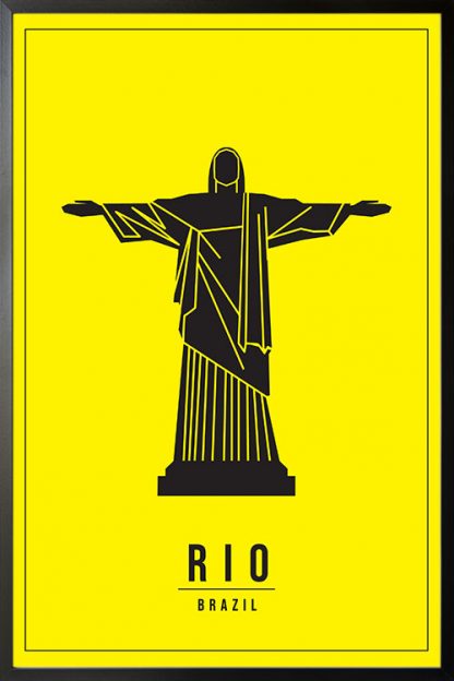 Minimal Rio Brazil poster