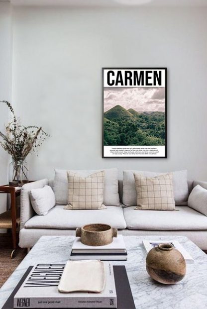 Carmen Poster in interior