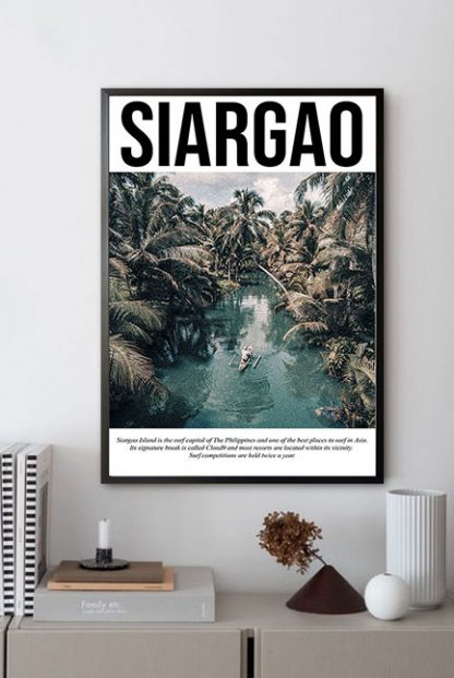 Siargao Poster in interior