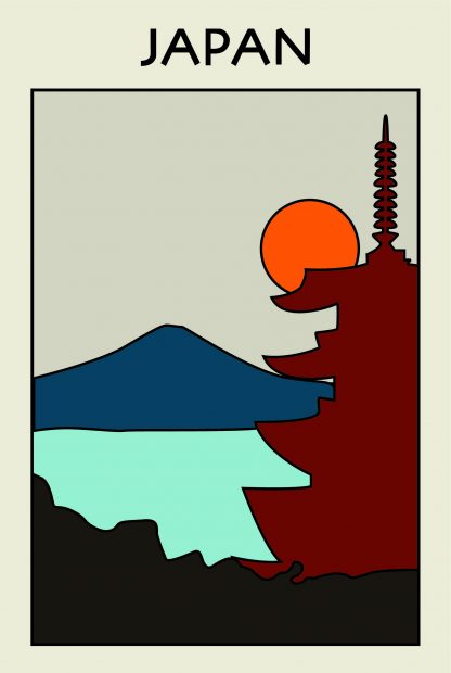 Japan Vintage Art Poster