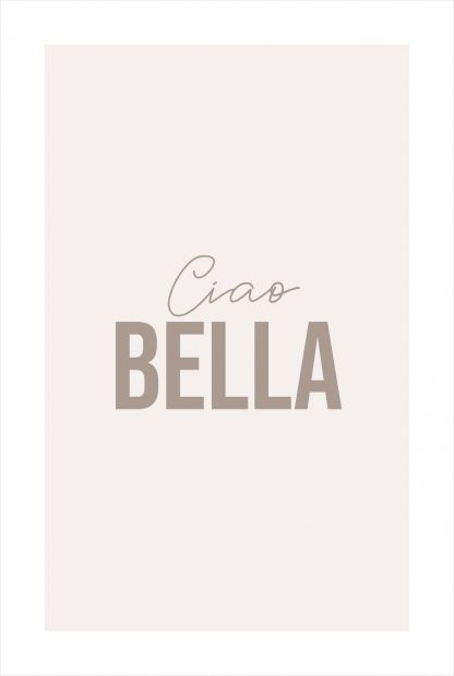 Ciao Bella poster
