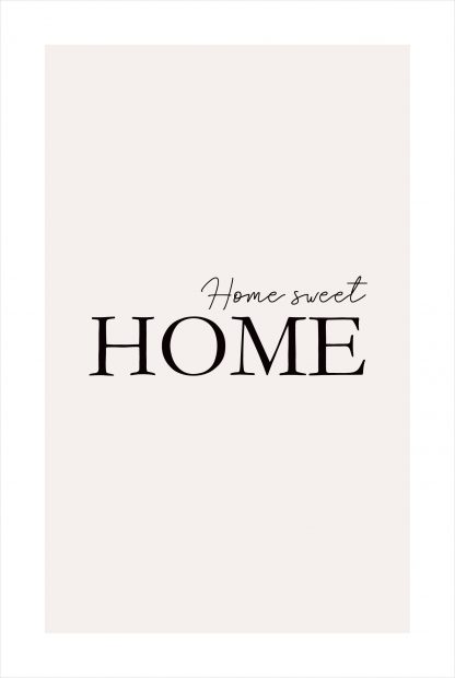 Home sweet home poster