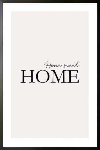 Home sweet home poster