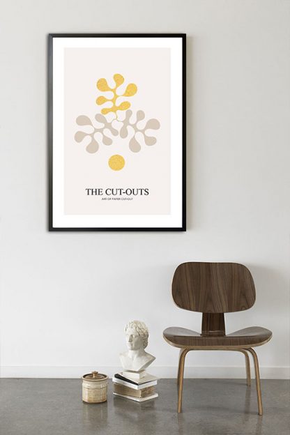 The Cut-outs poster in interior