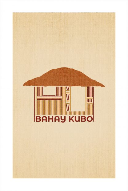 Bahay kubo minimal poster