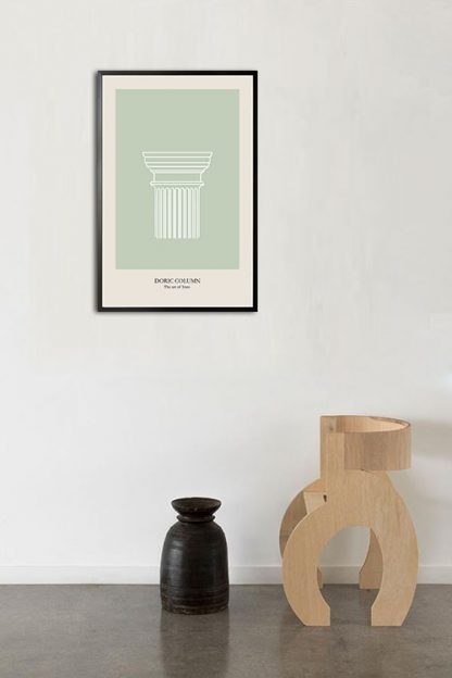 Doric Column poster in interior