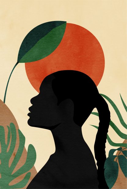 Lady in safari no. 1 poster