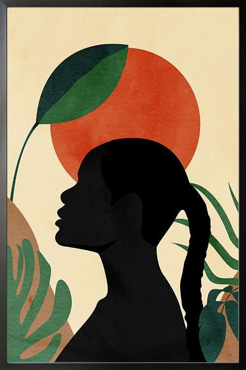 Lady in safari no. 1 poster
