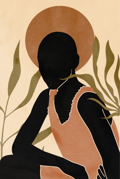 Lady in safari no. 2 poster