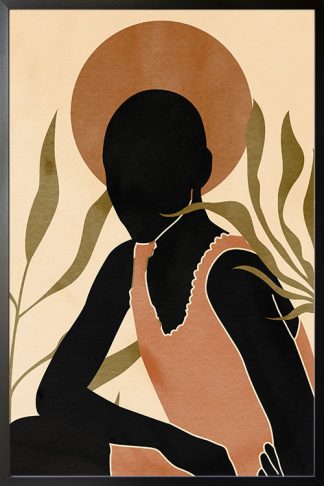 Lady in safari no. 2 poster