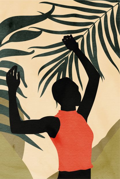 Lady in safari no. 3 poster