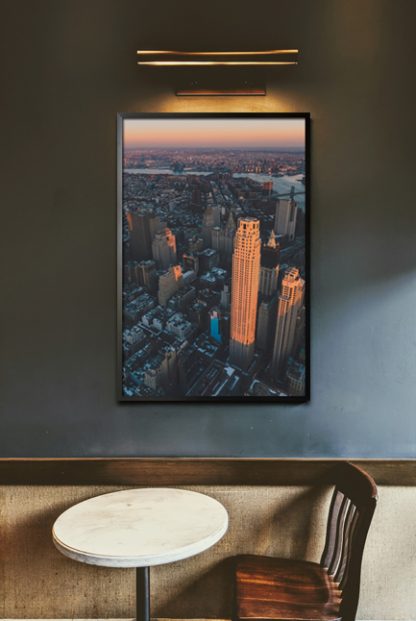One world trade center poster in interior