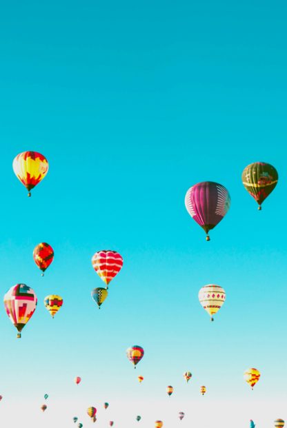 Hot air Balloons no. 2 poster