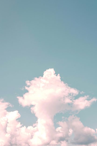 Clouds aesthetic poster