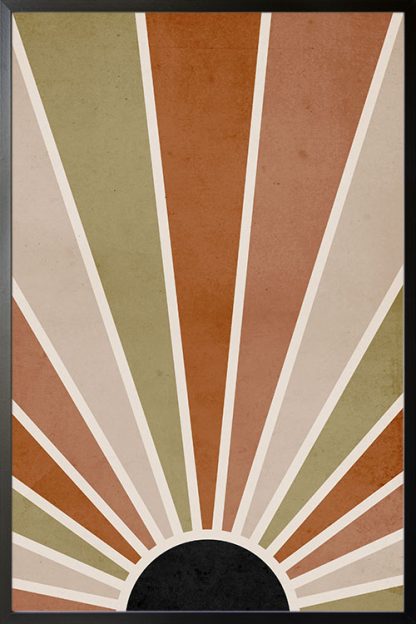 Boho sun poster