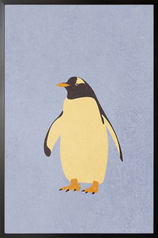 Penguin art print poster