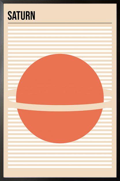 Saturn minimal poster