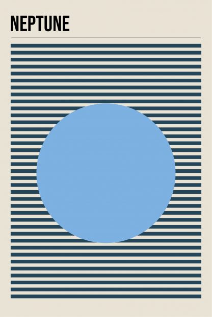 Neptune minimal poster
