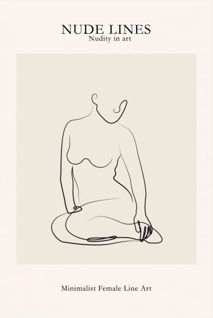 Nude Lines no. 6 poster