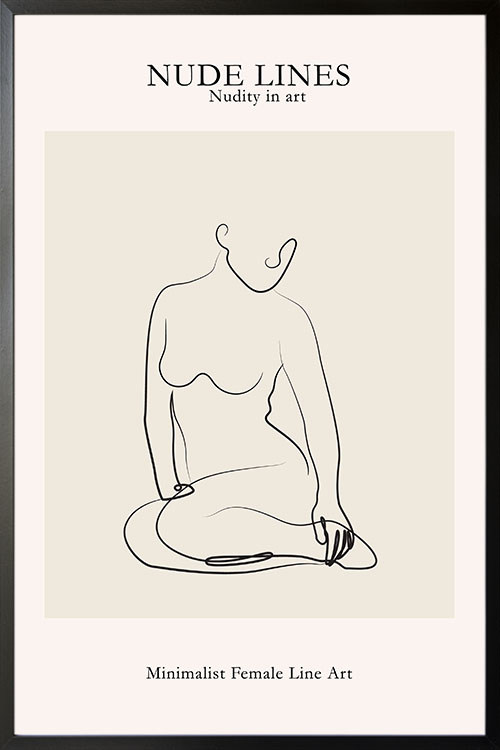Nude Lines no. 6 poster