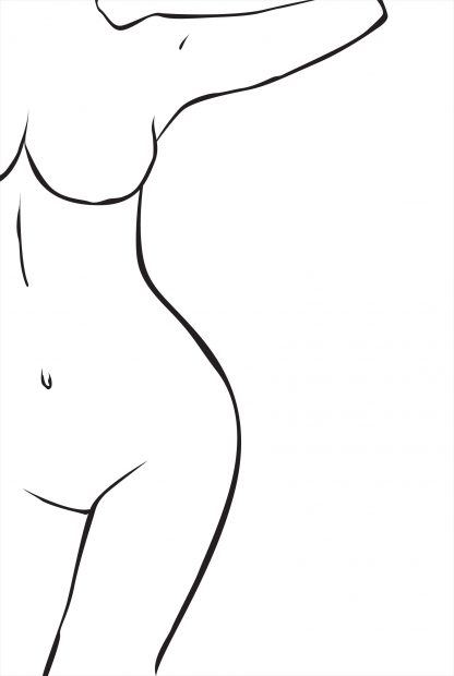 Sexy nude lines no. 2 poster