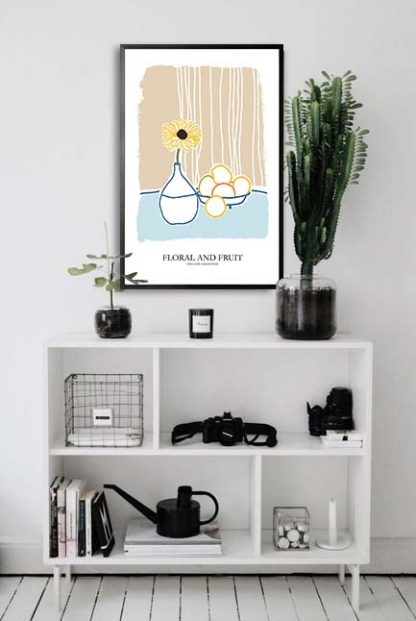 Still life collection no. 1 poster in interior
