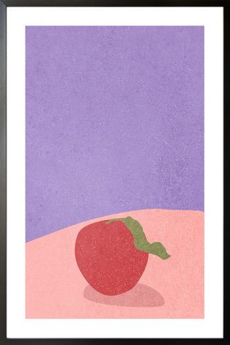 Apple or strawberry poster