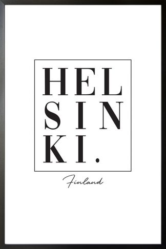 Helsinki typo poster
