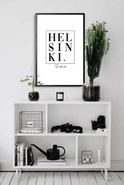 Helsinki typo poster