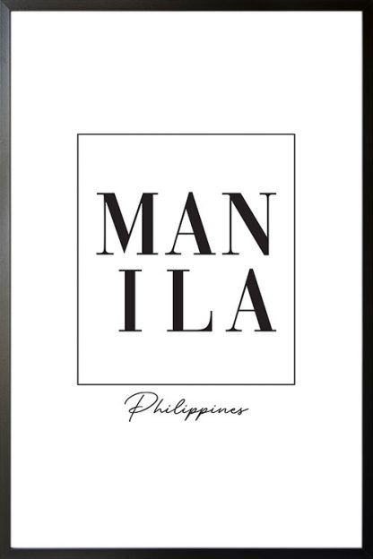 Manila typo poster