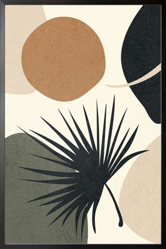Textured nature and shape no. 1 poster