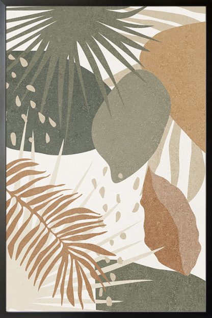 Textured nature and shape no. 3 poster
