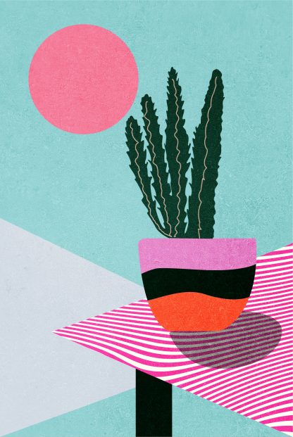 Contemporary art plant no. 2 poster
