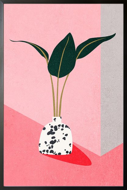 Contemporary art plant no. 4 poster