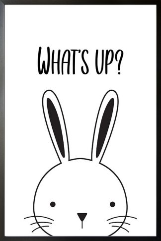 Rabbit whats up poster